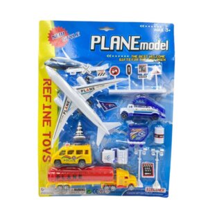 Plane Model Set on Card