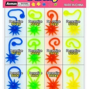 Spiky Sticky On Card 20/pc