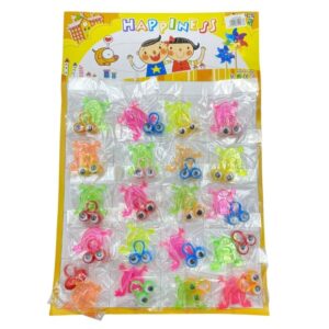 Frog with Google Eye on Card 20Pc