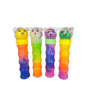 Neon Swirl Teddy Slime