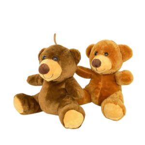 Plush Asst Shinning Brown Bear