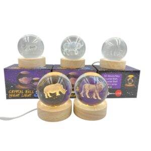 Crystal Ball Lamp  8cm (L)