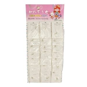 Pearl Charm Necklace 24Pc