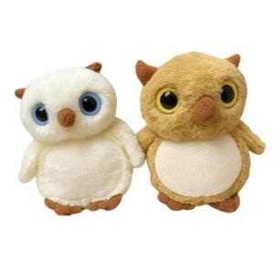 Plush Glitter Eye Owl