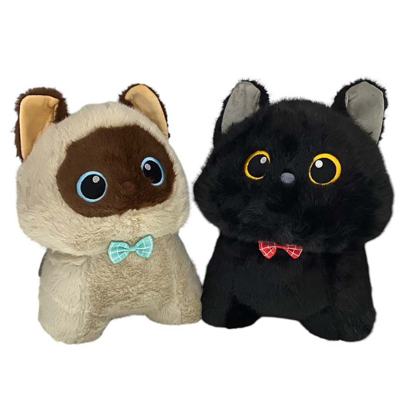 Plush Cat w/ bow
