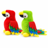 plush colourful parrot soft plush toy