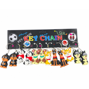 cute doggy keychain gift idea